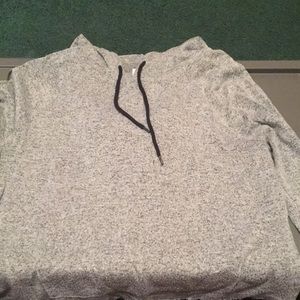 Fall long sleeve w hood shirt